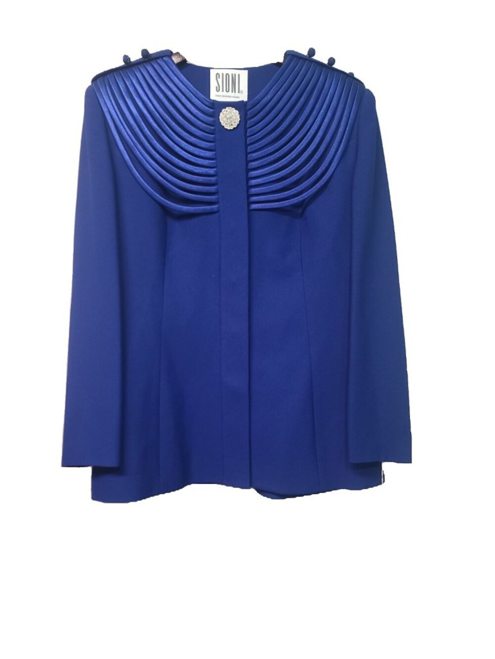 Sioni Blazer Jacket 14 Royal Blue NWT